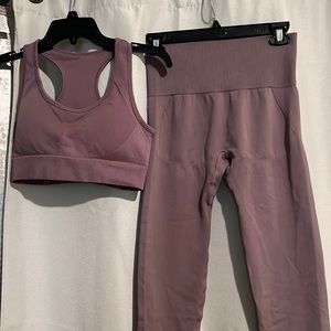 Purple workout set